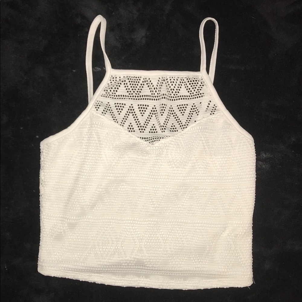Laced crop top